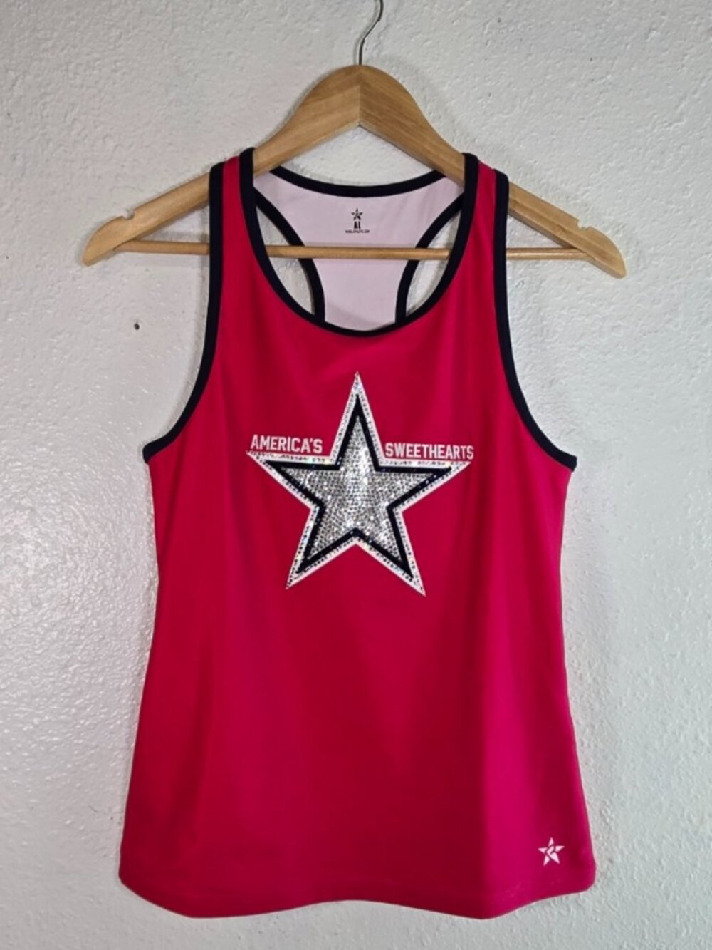 Official DCC Gear- Rebel Athletic - America's Sweethearts Rhinestone Tank